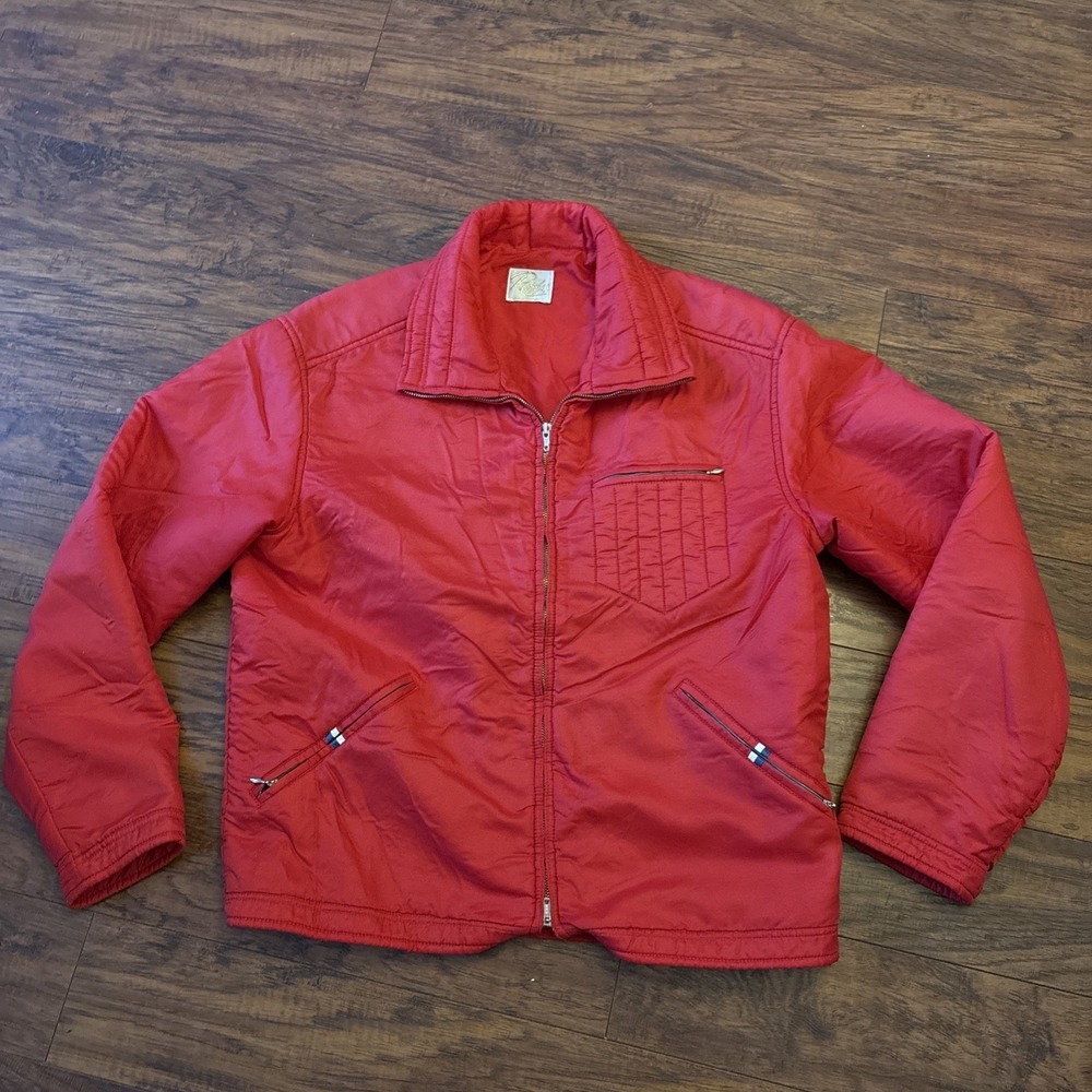 Vintage Roffe Down Parka Snow/Ski Front 'Talon' Zipper Men's Medium